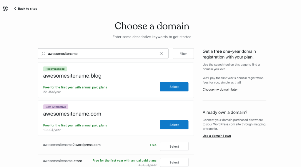 Coupon code for WordPress.com: 30% OFF on any Plan + Free Domain