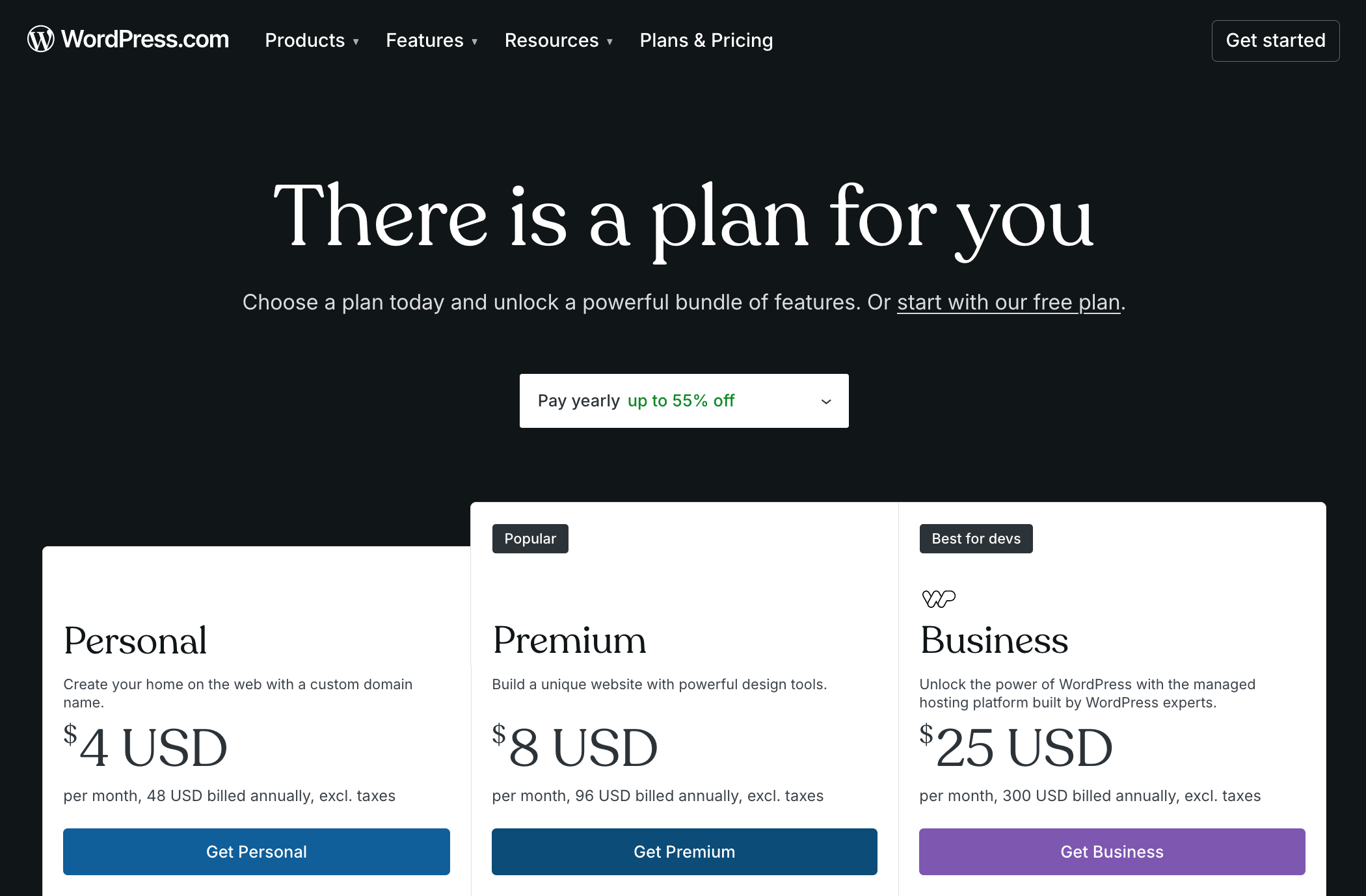 Coupon code for WordPress.com: 30% OFF on any Plan + Free Domain
