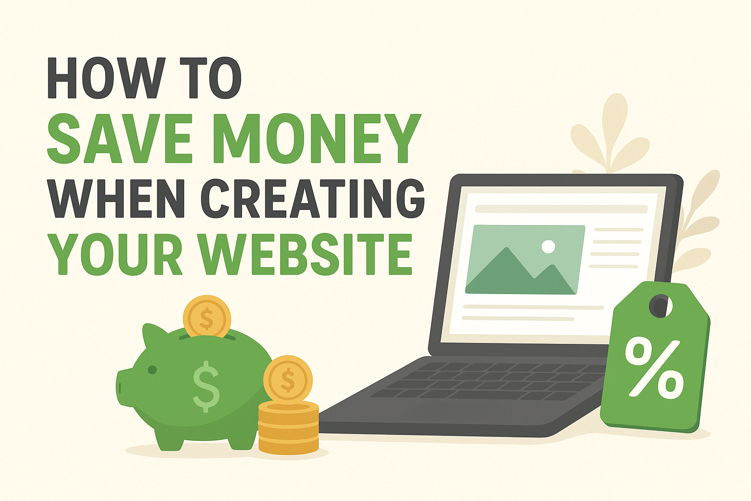How to Save Money When Creating Your Website